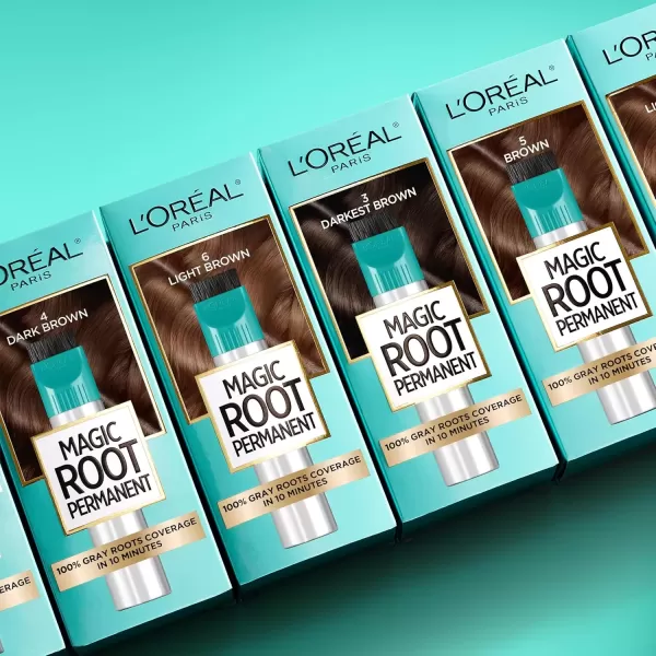 imageLOreal Paris Magic Root Permanent Hair Color 10 Minute Hair Dye Kit to Rescue Roots with 100 Gray Hair Coverage 3 Soft Black 2 Pack Packaging May Vary9 Light Blonde