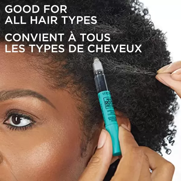 imageLOreal Paris Magic Root Precision Temporary Gray Hair Color Concealer Brush 5 Medium Brown 005 fl oz1 Black