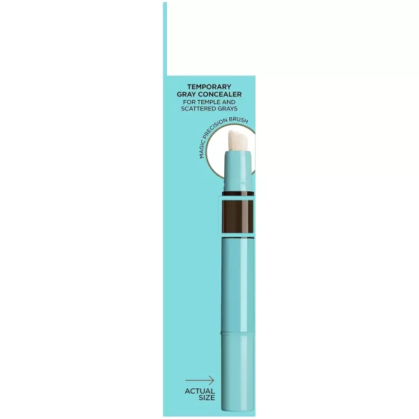 imageLOreal Paris Magic Root Precision Temporary Gray Hair Color Concealer Brush 5 Medium Brown 005 fl oz4 Dark Brown