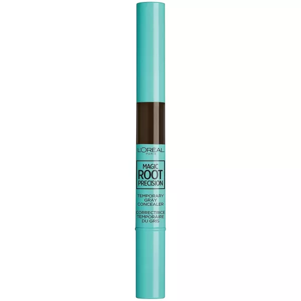 imageLOreal Paris Magic Root Precision Temporary Gray Hair Color Concealer Brush 5 Medium Brown 005 fl oz4 Dark Brown