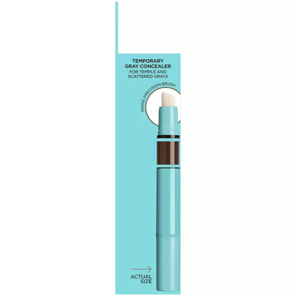 imageLOreal Paris Magic Root Precision Temporary Gray Hair Color Concealer Brush 5 Medium Brown 005 fl oz5 Medium Brown