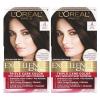 imageLOreal Paris Excellence Creme Permanent Hair Color 4 Dark Brown 100 percent Gray Coverage Hair Dye Pack of 14 Dark Brown