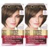 imageLOreal Paris Excellence Creme Permanent Hair Color 4 Dark Brown 100 percent Gray Coverage Hair Dye Pack of 15 Medium Brown