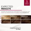 imageLOreal Paris Excellence Creme Permanent Hair Color 4 Dark Brown 100 percent Gray Coverage Hair Dye Pack of 15 Medium Brown