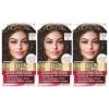 imageLOreal Paris Excellence Creme Permanent Hair Color 4 Dark Brown 100 percent Gray Coverage Hair Dye Pack of 15AB Mocha Ashe Brown