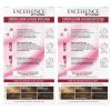 imageLOreal Paris Excellence Creme Permanent Hair Color 4 Dark Brown 100 percent Gray Coverage Hair Dye Pack of 15G Medium Golden Brown