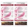 imageLOreal Paris Excellence Creme Permanent Hair Color 4 Dark Brown 100 percent Gray Coverage Hair Dye Pack of 15RB Medium Reddish Brown