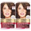 imageLOreal Paris Excellence Creme Permanent Hair Color 4 Dark Brown 100 percent Gray Coverage Hair Dye Pack of 15RB Medium Reddish Brown