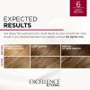 imageLOreal Paris Excellence Creme Permanent Hair Color 4 Dark Brown 100 percent Gray Coverage Hair Dye Pack of 16 Light Brown