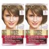 imageLOreal Paris Excellence Creme Permanent Hair Color 4 Dark Brown 100 percent Gray Coverage Hair Dye Pack of 16 Light Brown
