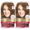 imageLOreal Paris Excellence Creme Permanent Hair Color 4 Dark Brown 100 percent Gray Coverage Hair Dye Pack of 16G Light Golden Brown