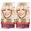 imageLOreal Paris Excellence Creme Permanent Hair Color 4 Dark Brown 100 percent Gray Coverage Hair Dye Pack of 195NB Lightest Natural Blonde