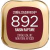 imageLOral Paris Colour Riche Satin Lipstick for Moisturized LipsLip Makeup with Argan Oil and Vitamin EWorth It Medium013 OzRaisin Rapture