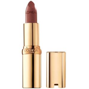 imageLOral Paris Colour Riche Satin Lipstick for Moisturized LipsLip Makeup with Argan Oil and Vitamin EWorth It Medium013 OzBronzine