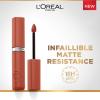 imageLOreal Paris Infallible Matte Resistance Liquid Lipstick up to 16 Hour Wear Le Rouge Paris 420 016 Fl Oz115 Snooze Your Alarm
