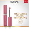 imageLOreal Paris Infallible Matte Resistance Liquid Lipstick up to 16 Hour Wear Le Rouge Paris 420 016 Fl Oz240 Road Tripping