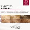imageLOreal Paris Excellence Crme Permanent Hair Color 4A Dark Ash Brown Pack of 37G Dark Golden Blonde