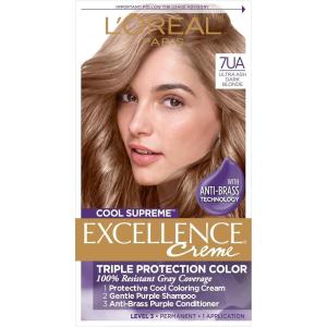 imageLOreal Paris Cool Supreme Permanent Hair Color Ash Ultra Ash Light Brown 6UA711 Ultra Ash Dark Blonde