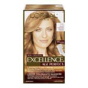 imageLOreal Paris Cool Supreme Permanent Hair Color Ash Ultra Ash Light Brown 6UA7G Dark Natural Golden Blonde