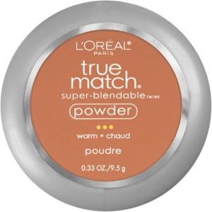 imageLOreal Paris True Match Super Blendable Oil Free Foundation Powder C8 Medium Deep 033 oz Packaging May VaryCreme Caf