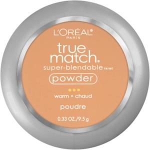 imageLOreal Paris True Match Super Blendable Oil Free Foundation Powder C8 Medium Deep 033 oz Packaging May VaryFresh Beige