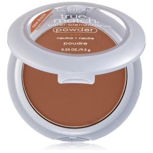 imageLOreal Paris True Match Super Blendable Oil Free Foundation Powder C8 Medium Deep 033 oz Packaging May VaryGolden Beige
