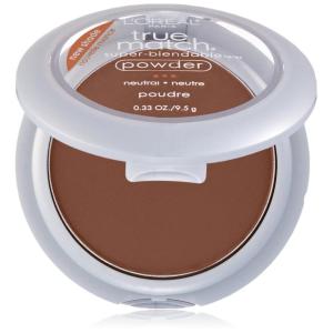 imageLOreal Paris True Match Super Blendable Oil Free Foundation Powder C8 Medium Deep 033 oz Packaging May VaryMahogany
