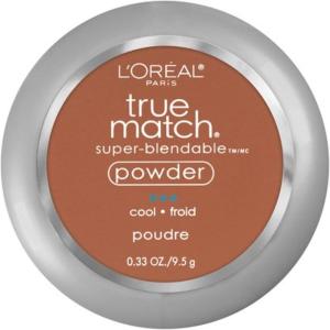 imageLOreal Paris True Match Super Blendable Oil Free Foundation Powder C8 Medium Deep 033 oz Packaging May VaryNut Brown