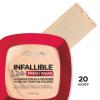 imageLOral Paris Makeup Infallible Fresh Wear Foundation in a Powder Up to 24H Wear Waterproof Ivory 031 ozIvory