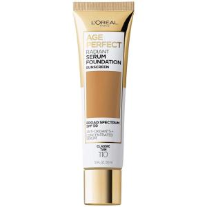 imageLOreal Paris Age Perfect Radiant Serum Foundation with SPF 50 Golden Vanilla 1 fl ozClassic Tan