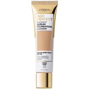 imageLOreal Paris Age Perfect Radiant Serum Foundation with SPF 50 Golden Vanilla 1 fl ozCream Beige