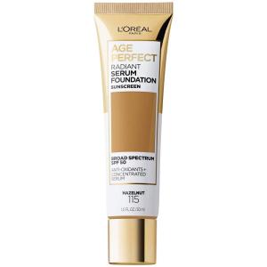 imageLOreal Paris Age Perfect Radiant Serum Foundation with SPF 50 Golden Vanilla 1 fl ozHazelnut