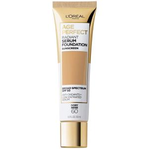 imageLOreal Paris Age Perfect Radiant Serum Foundation with SPF 50 Golden Vanilla 1 fl ozIvory Beige