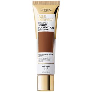 imageLOreal Paris Age Perfect Radiant Serum Foundation with SPF 50 Golden Vanilla 1 fl ozMahogany