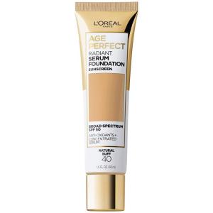imageLOreal Paris Age Perfect Radiant Serum Foundation with SPF 50 Golden Vanilla 1 fl ozNatural Buff