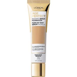 imageLOreal Paris Age Perfect Radiant Serum Foundation with SPF 50 Golden Vanilla 1 fl ozNude Beige