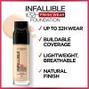 imageLOral Paris Makeup Infallible Up to 32 Hour Fresh Wear Lightweight Foundation 510 Hazelnut 1 Fl Oz Packaging May Vary390 Rose Pearl