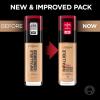 imageLOral Paris Makeup Infallible Up to 32 Hour Fresh Wear Lightweight Foundation 510 Hazelnut 1 Fl Oz Packaging May Vary455 Natural Buff