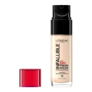 imageLOral Paris Makeup Infallible Up to 32 Hour Fresh Wear Lightweight Foundation 510 Hazelnut 1 Fl Oz Packaging May VaryPearl