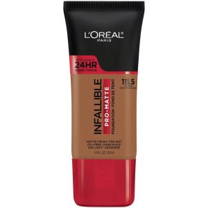 imageLOreal Paris K1828700 Infallible ProMatte Liquid Longwear Foundation Makeup 102 Shell Beige 1 Fl OzNutmeg