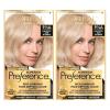 imageLOreal Paris Superior Preference Luminous FadeDefying Permanent Hair Color Hair Dye For Up to 9 Weeks of Radiance Medium Ash Brown 5A 1 Hair Dye Kit Pack of 295A Lightest Ash Blonde