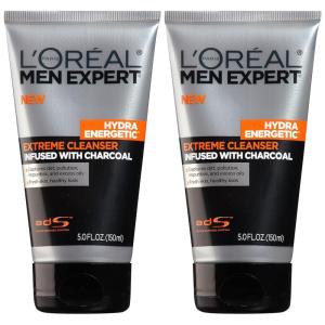 imageLOreal Paris Men Expert Hydra Energetic Daily Facial Cleanser with Charcoal 2 ct