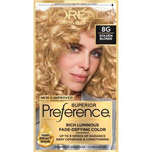 imageLOreal Paris Superior Preference Luminous FadeDefying Permanent Hair Color Hair Dye For Up to 9 Weeks of Radiance Medium Ash Brown 5A 1 Hair Dye Kit Pack of 28G Golden Blonde