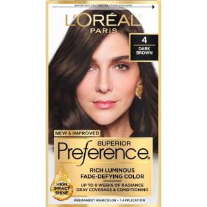 imageLOreal Paris Superior Preference Luminous FadeDefying Permanent Hair Color Hair Dye For Up to 9 Weeks of Radiance Medium Ash Brown 5A 1 Hair Dye Kit Pack of 24 Dark Brown
