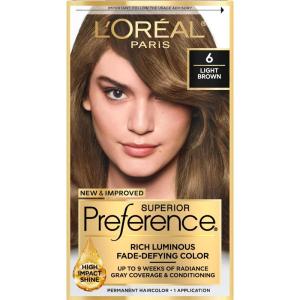 imageLOreal Paris Superior Preference Luminous FadeDefying Permanent Hair Color Hair Dye For Up to 9 Weeks of Radiance Medium Ash Brown 5A 1 Hair Dye Kit Pack of 26 Light Brown