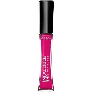 imageLOral Paris Makeup Infallible 8 Hour Hydrating Lip Gloss Sangria 021 Fl OzPink Topaz