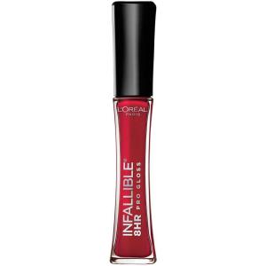 imageLOral Paris Makeup Infallible 8 Hour Hydrating Lip Gloss Sangria 021 Fl OzRed Fatale