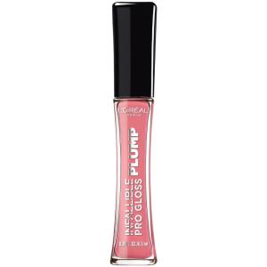 imageLOreal Paris Infallible Pro Gloss Plump Lip Gloss with Hyaluronic Acid Long Lasting Plumping Shine Lips Look Instantly Fuller and More Plump Blossom 021 fl ozBlossom