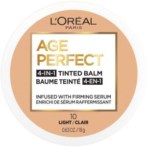 imageLOreal Paris Age Perfect 4in1 Tinted Face Balm Foundation with Firming Serum Deep 20 061 OunceLight 10