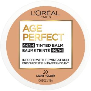 imageLOreal Paris Age Perfect 4in1 Tinted Face Balm Foundation with Firming Serum Deep 20 061 OunceLight 20